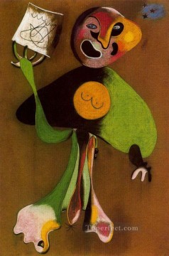 Mujer cantante de ópera Joan Miró Pinturas al óleo